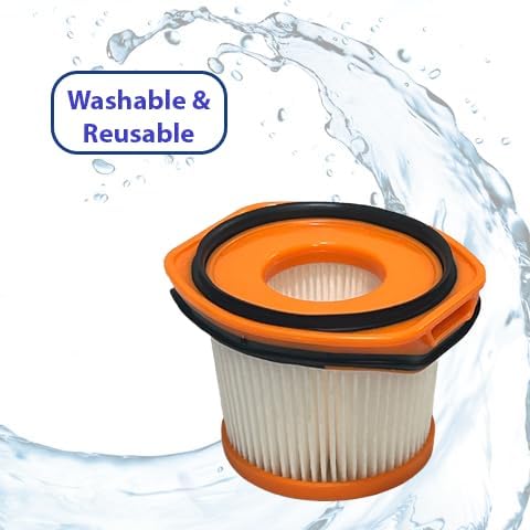 Nispira XFFWV360 WS620 HEPA Cordless Stick Vacuum Filter Replacment Compatible with Shark Wandvac System WS630, WS632, WS642, WS632BLBRN, WS632GNBRN, WS632RGBRN, WS632GDBRN, WS632PKBRN 8 Pack