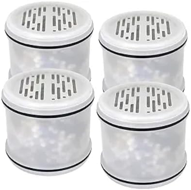 Shower Head Filter Replacement Cartridge for MakeFit Filtered Shower Head - H5H117 (4-Pack)
