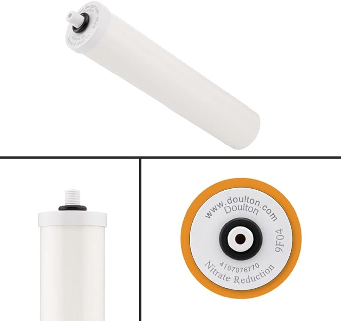 Doulton ¦ W9125047 ¦ 10" Nitrate Reduction Cartridge Drinking Water Filter ¦ BSP Thread ¦ For Use in the First Chamber of the Doulton Duo Housings ¦ 9F04 ¦ White