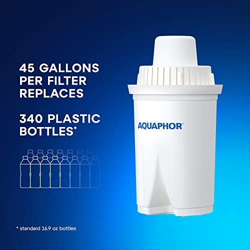 AQUAPHOR B15 Water Filter Replacement (3) - Fits Brita Pitcher - 45 Gallons per Filter