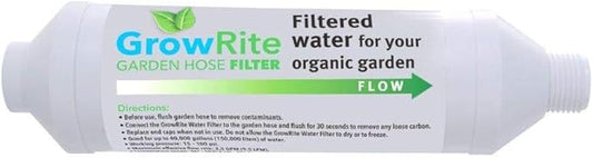 GrowRite Garden Hose Filter - Filtered Water for Your Organic Garden