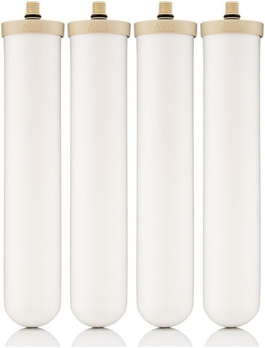 Doulton ¦ W9123050 ¦ 10" Biotect Ultra ¦ Authentic Drinking Water Ceramic Replacement Candle Element Filter ¦ 2504 ¦ White ¦ NSF Certified ¦ M12 Thread ¦