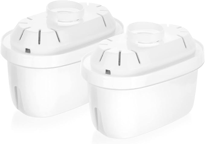 Hskyhan Alkaline Water Filter - 2022 Replacement Pitcher Water Filters, Improve PH Cartridge, 7 Stage Filtration System to Purify, Reduces Lead, Fluoride, Chlorine and More, 2 Pack