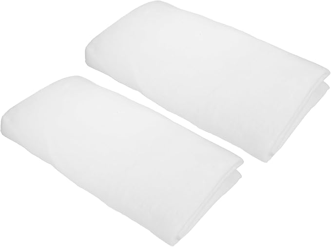 PATIKIL 39" x 39" x 0.2" Air Conditioner Filter Replacement, 2Pcs Washable Reusable Cut to Fit Foam Filter Air Filter for RV AC Vent Window Purifiers Computer, White