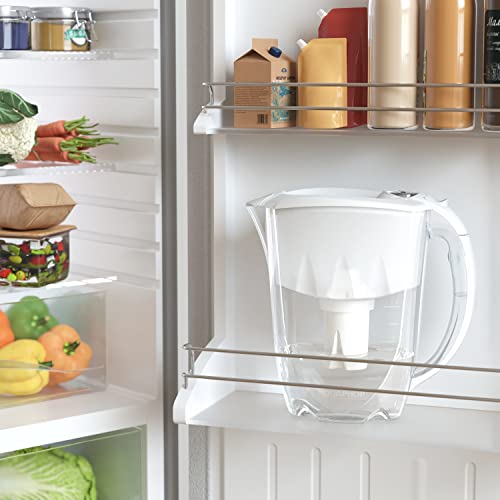 AQUAPHOR Water Filter Pitcher Ideal 7 Cup with 1 x B15 Filter - White