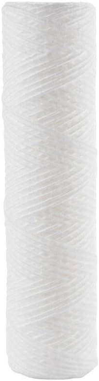 Clear Choice Sediment Water Filter 5 Micron 10 x 2.50" Water Filter Cartridge Replacement 10 inch RO System DEV910908, 155071-43 CW-5 CW-MF WP-5 WP5, 8-Pk