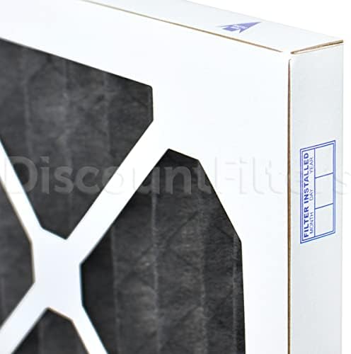 AIRX FILTERS WICKED CLEAN AIR. ODOR 16x20x1 MERV 8 Carbon Pleated Air Filter - Made in the USA - Box of 6