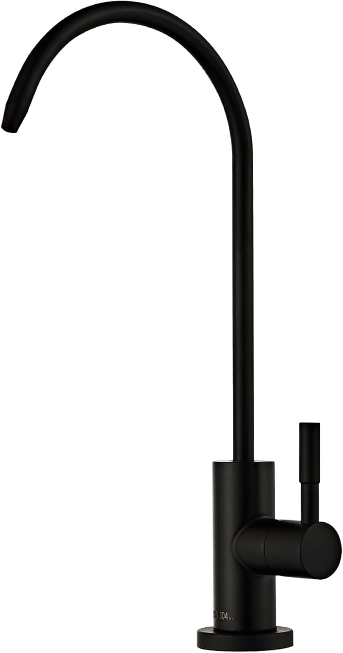 Drinking Water Faucet - Stainless Steel 304, Fits Most RO Units or Water Filtration Systems, Non-Air Gap