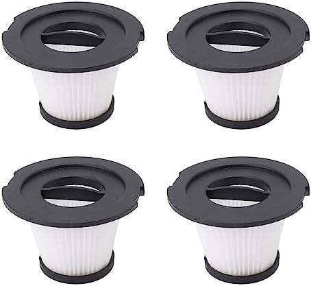 Vacuum Replacement Filter, 4pcs Vacuum Cleaner Replacement Filters Washable Vacuum Filter Detachable Filter Accessory for MooSoo K17 INSE N6S