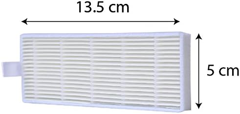 Nispira HEPA Filter Compatible with i-life Model A6 A4 A4s Robotic Vacuum Cleaner, 12 Packs
