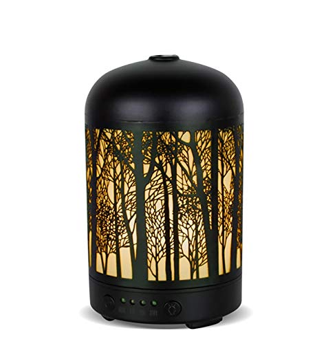 Essential Oil Diffuser Forrest 100ml Colorful Iron LED 3d light Advanced Cool Mist Humidifier