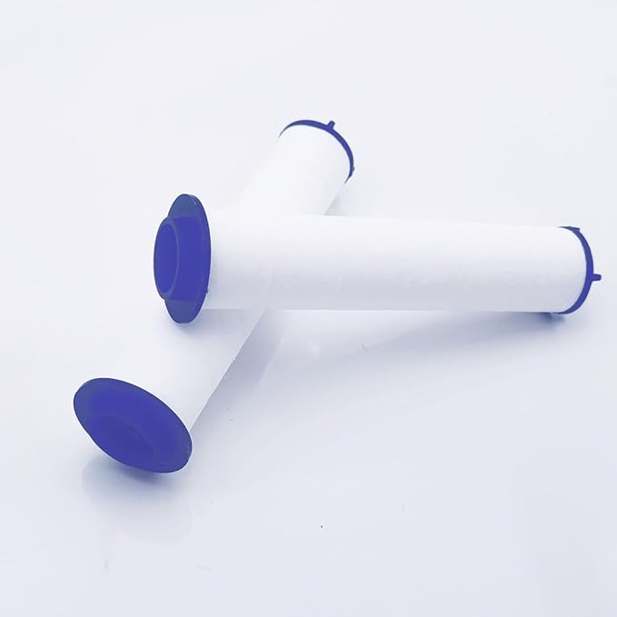 Shower Head Replacement Filter Cartridge 8-Pack - High Capacity PP Cotton Shower Filter for Detachable Heads, Reduces Chlorine & Sediment (Family Use Water Purification System)