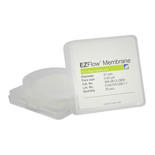 Foxx Life Sciences 364-2612-OEM EZFlow Membrane Disc Filter, Nylon, 47 mm Diameter, .2 µm Pore Size (Pack of 50)