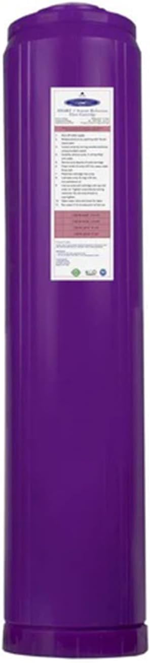 Crystal Quest Arsenic Removal + SMART Filter Cartridge 4-5/8" x 20" - Reduces Arsenic,Long-Lasting, Easy Installation, Heavy-Duty Water Filtration