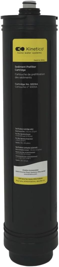 Sediment Prefilter Well Water Filter Cartridge for Kinetico System (Part No. 9309)