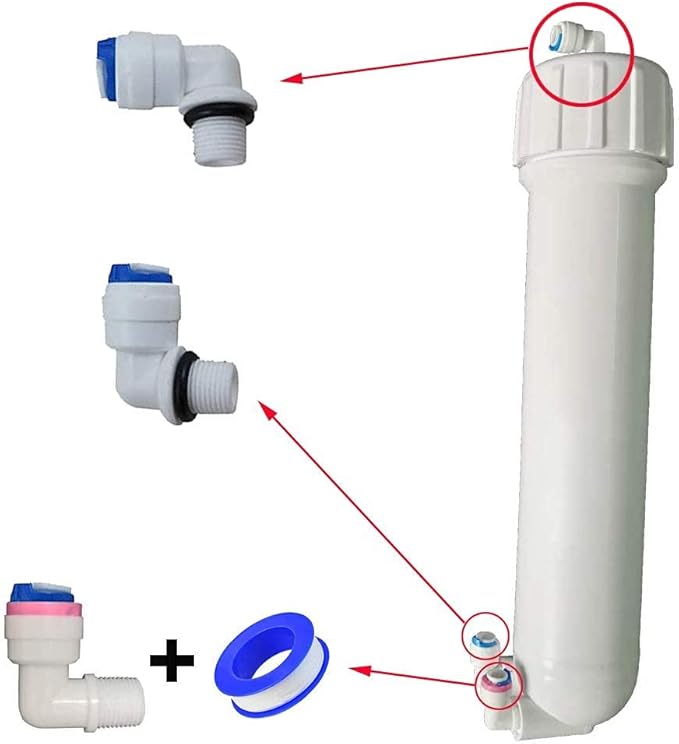 HUINING RO Membrane Housing for Residential Reverse Osmosis Membrane Water Filter Cartrige Replacement for Home Drinking Water Filtration System Household