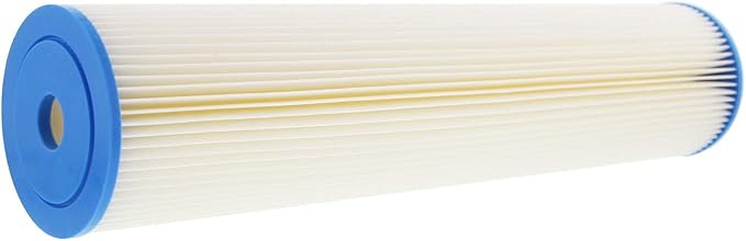 Tier1 20 Micron 20 Inch x 4.5 Inch | Pleated Cellulose Whole House Sediment Water Filter Replacement Cartridge | Compatible with Pentek S1-20BB, 155305-43, W20CLHD20, Home Water Filter