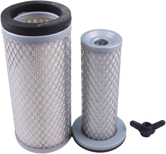 DVPARTS Air FIlter Combo AM108242 M94734 Compatible With John Deere Element 2243 322 332 430