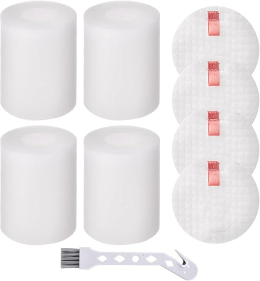 Vacuum Filter Replacement Compatible With Shark IQ Robot R101AE, RV1001AE, UR1005AE, RV912S, UR1000SR Self-Empty Base, Compare to Part # 106KY1000AE (4 Pack)