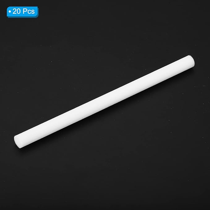 PATIKIL Humidifier Cotton Filter Sticks, 20 Pcs Refill Sticks Filter Wicks Replacement for USB Mini Humidifiers Portable Diffuser (4.72'' x 0.28''), White