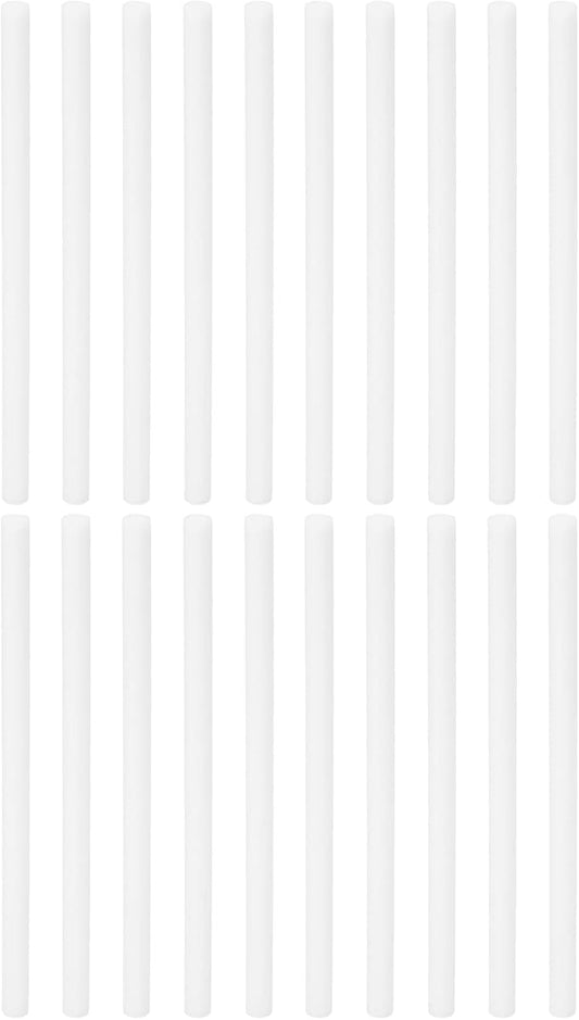 PATIKIL Humidifier Cotton Filter Sticks, 20 Pcs Refill Sticks Filter Wicks Replacement for USB Mini Humidifiers Portable Diffuser (5.31'' x 0.28''), White