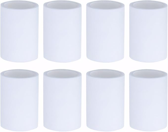 YYKBZ 8 Pcs Faucet Water Filter Replacement Cartridges – PP Cotton Sink Filters, Remove Chlorine, Fluoride, Heavy Metals, Improves Taste, Fits Most Faucet Extenders, for Kitchen & Bathroom