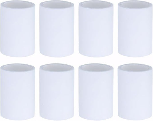 YYKBZ 8 Pcs Faucet Water Filter Replacement Cartridges – PP Cotton Sink Filters, Remove Chlorine, Fluoride, Heavy Metals, Improves Taste, Fits Most Faucet Extenders, for Kitchen & Bathroom