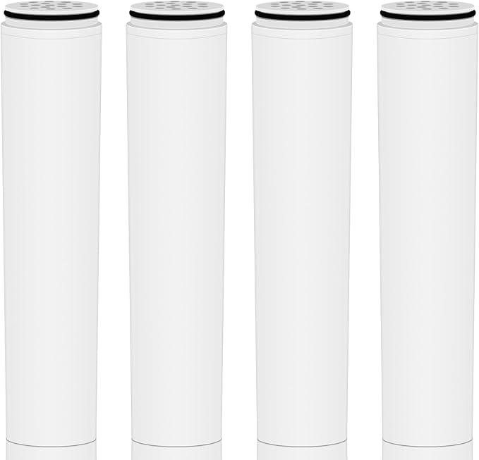 4 PACK Replacement Shower Head Filter Cartridge Compatible with Co bbe Handheld Showerhead