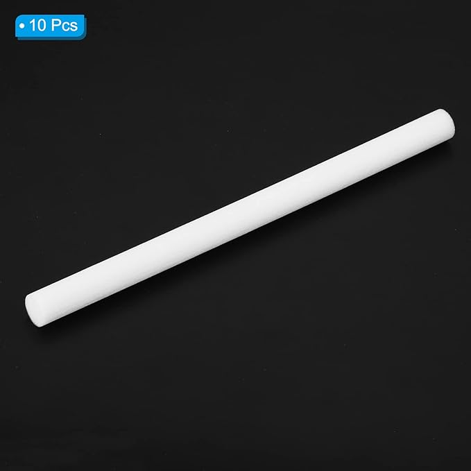 PATIKIL Humidifier Cotton Filter Sticks, 10 Pcs Refill Sticks Filter Wicks Replacement for USB Mini Humidifiers Portable Diffuser (6.3'' x 0.39''), White