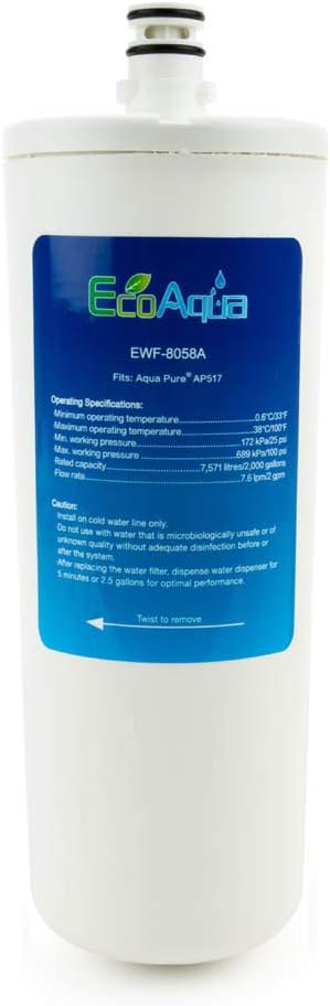 EcoAqua Replacement for Aqua-Pure® AP517 Filter