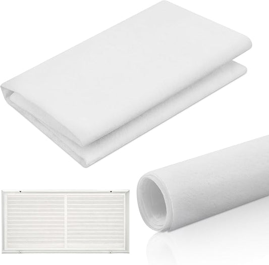 Pangda Merv 8 Filter Material, 19.37 Ft² Cut to Fit Air Vent Filters for Clean Living Basic Dust and Pet Dander Pollen Smoke Microns for Home AC HVAC, Efficiency Breathable DIY Design