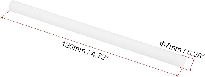 PATIKIL Humidifier Cotton Filter Sticks, 10 Pcs Refill Sticks Filter Wicks Replacement for USB Mini Humidifiers Portable Diffuser (4.72'' x 0.28''), White