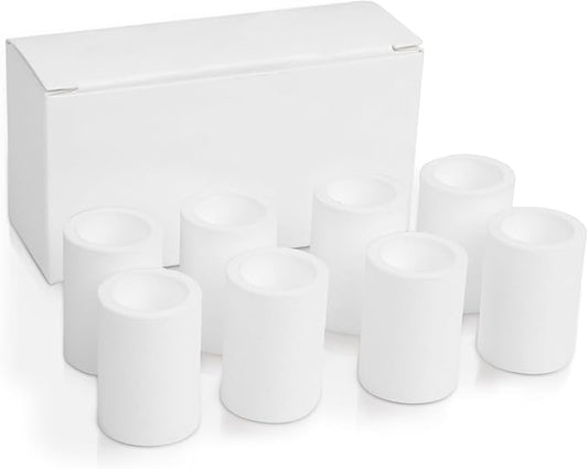 8 Pcs Faucet Filter Purifier Replacement for Kitchen Sink/Bathroom Sink PP Cotton for Faucet Extender Strong Filter Improve Water Conditions Removes Chlorine Fluoride Heavy Metal