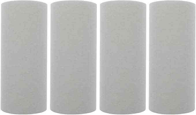 Tier1 10 Micron 10 Inch x 4.5 Inch | 4-Pack Spun Wound Polypropylene Whole House Sediment Water Filter Replacement Cartridge | Compatible with Hydronix SDC-45-1010, SDF-45-1010, Home Water Filter