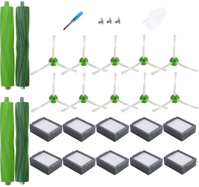 LOVECO Replacement Parts Compatible for iRobot Roomba E Series E5 E6 E7 i Series i1 i1+ i2 i3 i3+ i4 i4+ i6 i6+ i7 i7+ i8 i8+, j series j5 j6 j7 j8 Robotic Cleaner