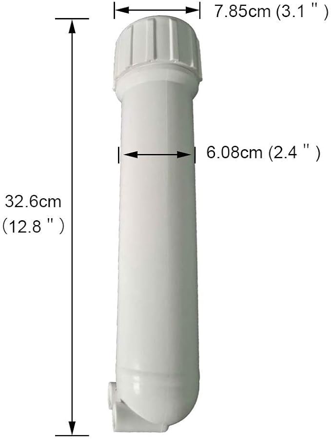 HUINING RO Membrane Housing for Residential Reverse Osmosis Membrane Water Filter Cartrige Replacement for Home Drinking Water Filtration System Household