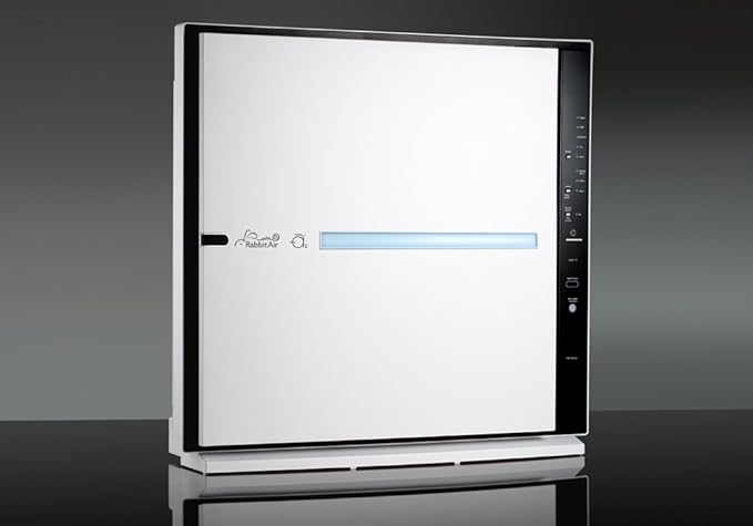 Rabbit Air, MinusA2 Air Purifiers for Home, Ultra Quiet HEPA Air Purifier - Wall Mountable Large Room Air Purifier - Stylish, Efficient and Energy Star - (SPA-780A, White, Pet Allergy)