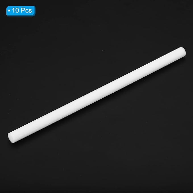 PATIKIL Humidifier Cotton Filter Sticks, 10 Pcs Refill Sticks Filter Wicks Replacement for USB Mini Humidifiers Portable Diffuser (5.91'' x 0.28''), White