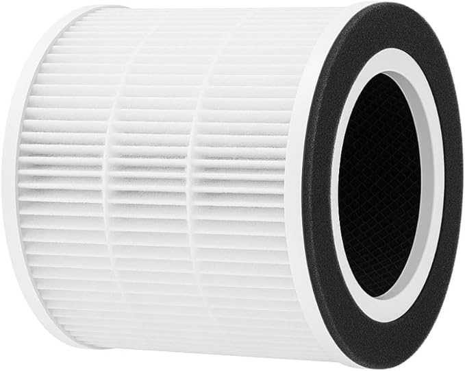 Nispira VK-6067B Filter Replacement for Vremi/Kokeki Air Purifier 3-in-1 True HEPA Activated Carbon, 2 Packs