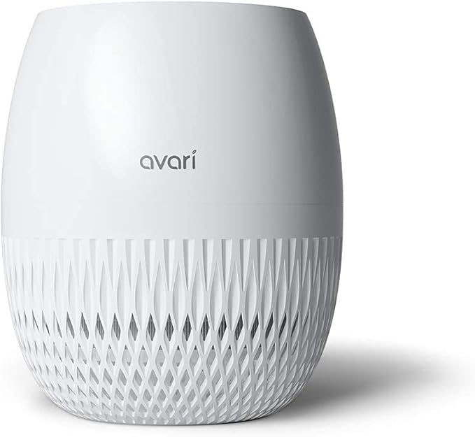 Avari EG Air Purifier Made in Korea. 4-Stage Embossed HEPA Filter Technology, Pre-Filter, Carbon Deodorizer, LED Sanitizer. AHAM & ECARF, ETL, CARB Tested and Certified