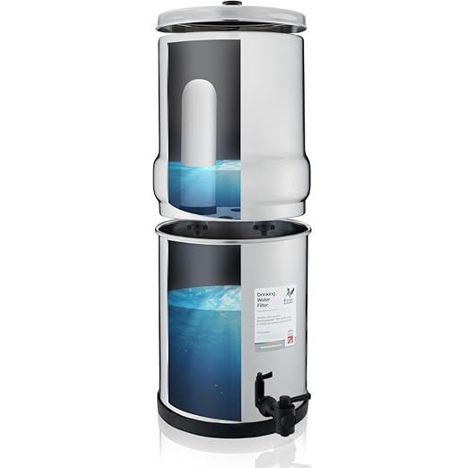 British Berkefeld Doulton W9361136 Countertop Water Filter System Stainless Dispenser