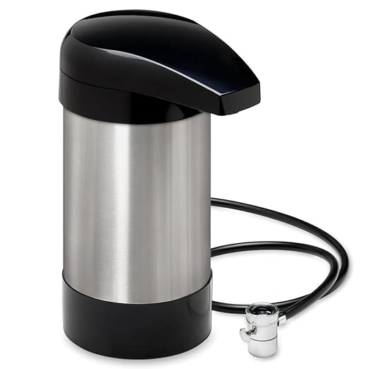 WaterChef C6500 Premium Countertop Water Filter System (Black), 600 Gallon Capacity, NSF/ANSI Certified for 78 Contaminants, Made in USA