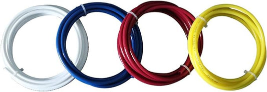 Huining 4 Pack Water Pipe for Reverse Osmosis Membrane Residential RO Membrane Water Filter Cartrige Replacement for 5-Stage Home Drinking Water Filtration System Household Water Purifier