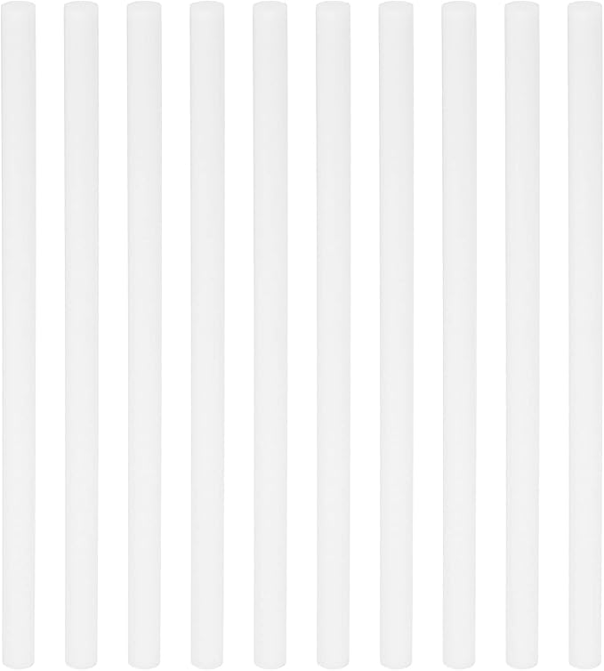 PATIKIL Humidifier Cotton Filter Sticks, 10 Pcs Refill Sticks Filter Wicks Replacement for USB Mini Humidifiers Portable Diffuser (5.91'' x 0.28''), White