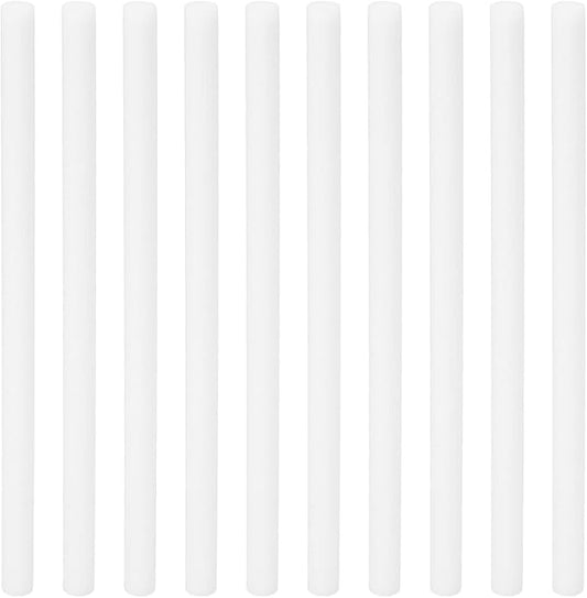 PATIKIL Humidifier Cotton Filter Sticks, 10 Pcs Refill Sticks Filter Wicks Replacement for USB Mini Humidifiers Portable Diffuser (5.31'' x 0.28''), White