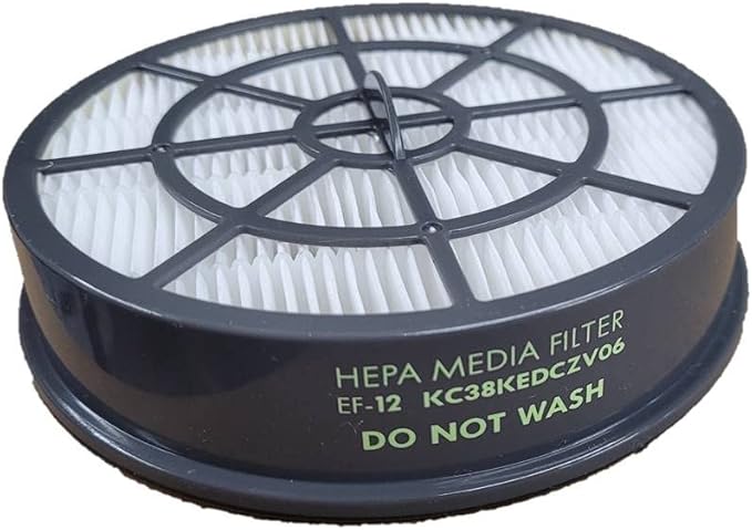 EF-12 HEPA Media Filter Compatible with Kenmore Vacuum Cleaners. Replaces Part # 20-60512 KC38KEDCZV06 60512. Fits 10135 10325 10335 31210 31220 31230 DU3018