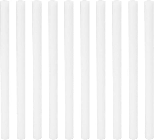 PATIKIL Humidifier Cotton Filter Sticks, 10 Pcs Refill Sticks Filter Wicks Replacement for USB Mini Humidifiers Portable Diffuser (4.72'' x 0.28''), White
