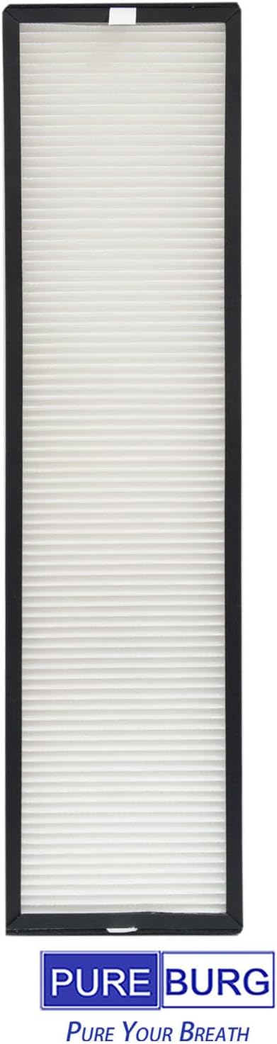 PUREBURG 182550 Replacement Filter Compatible with Bionair BAP536UV-U Air Purifier, 2-Pack H13 HEPA Air Clean Dust
