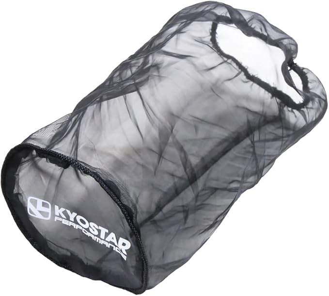 Kyostar Universal 9 Inch Air Filter Cover, Dustproof Cold Air Intake Filter Cover Wrap for Car, Air Intake Filter Sock Cover for High Flow Air Intake Filters
