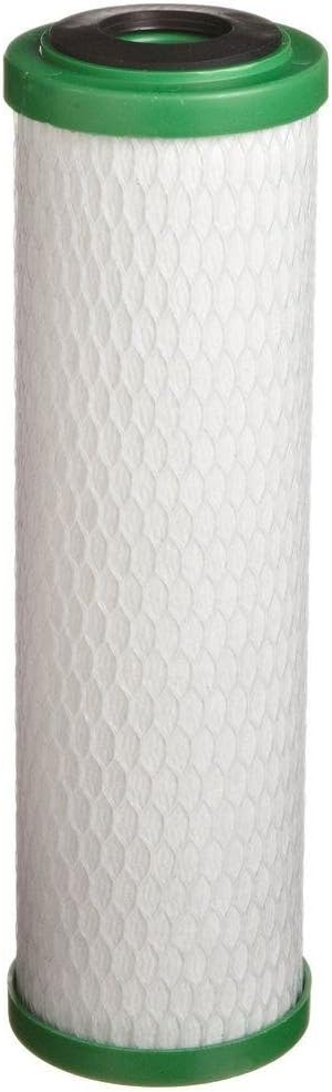 Pentair Pentek CBR2-10 Carbon Water Filter, 10-Inch, Under Sink Carbon Block Multi-Media Replacement Cartridge, 10" x 2.5", 0.5 Micron